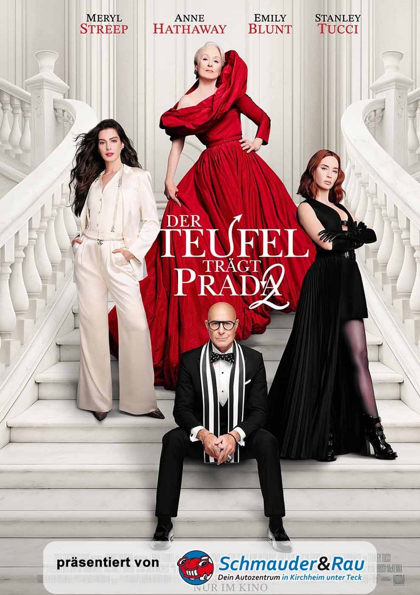 Filmplakat Der Teufel trägt Prada 2 – Sommernachtskino Kirchheim-Teck 2026