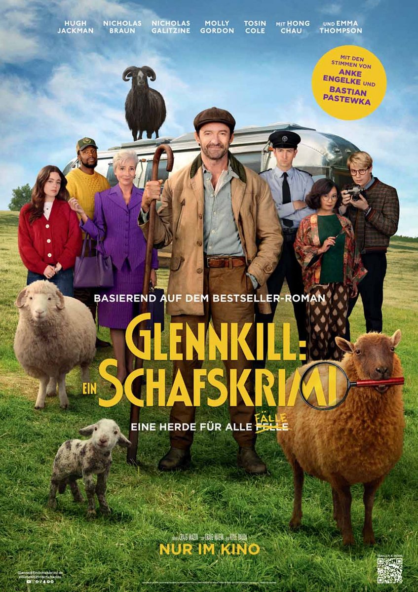 Filmplakat Glennkill: Ein Schafskrimi – Sommernachtskino Kirchheim-Teck 2026